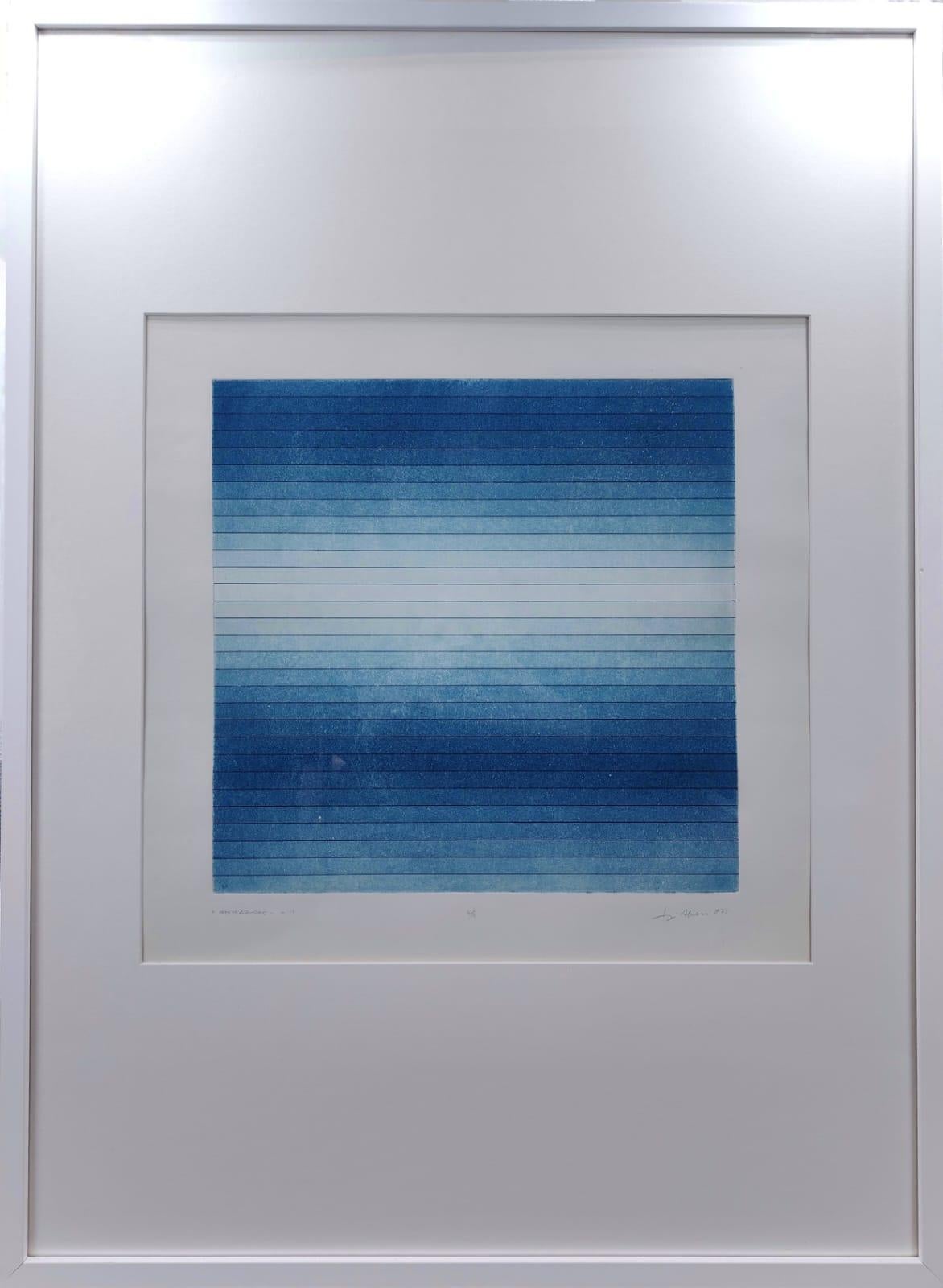 Luigi Senesi was an Italian painter and printmaker, trained at L'Istituto di Arte in Trento, later continuing his artistic training in Florence. Between 1972 and 1973 his painting came to a radical change: the painter began to devote himself to the