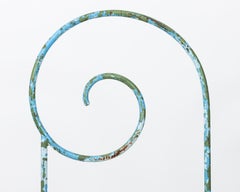 Luigi Serafini Style Scroll Back Suspiral Chairs for Garden