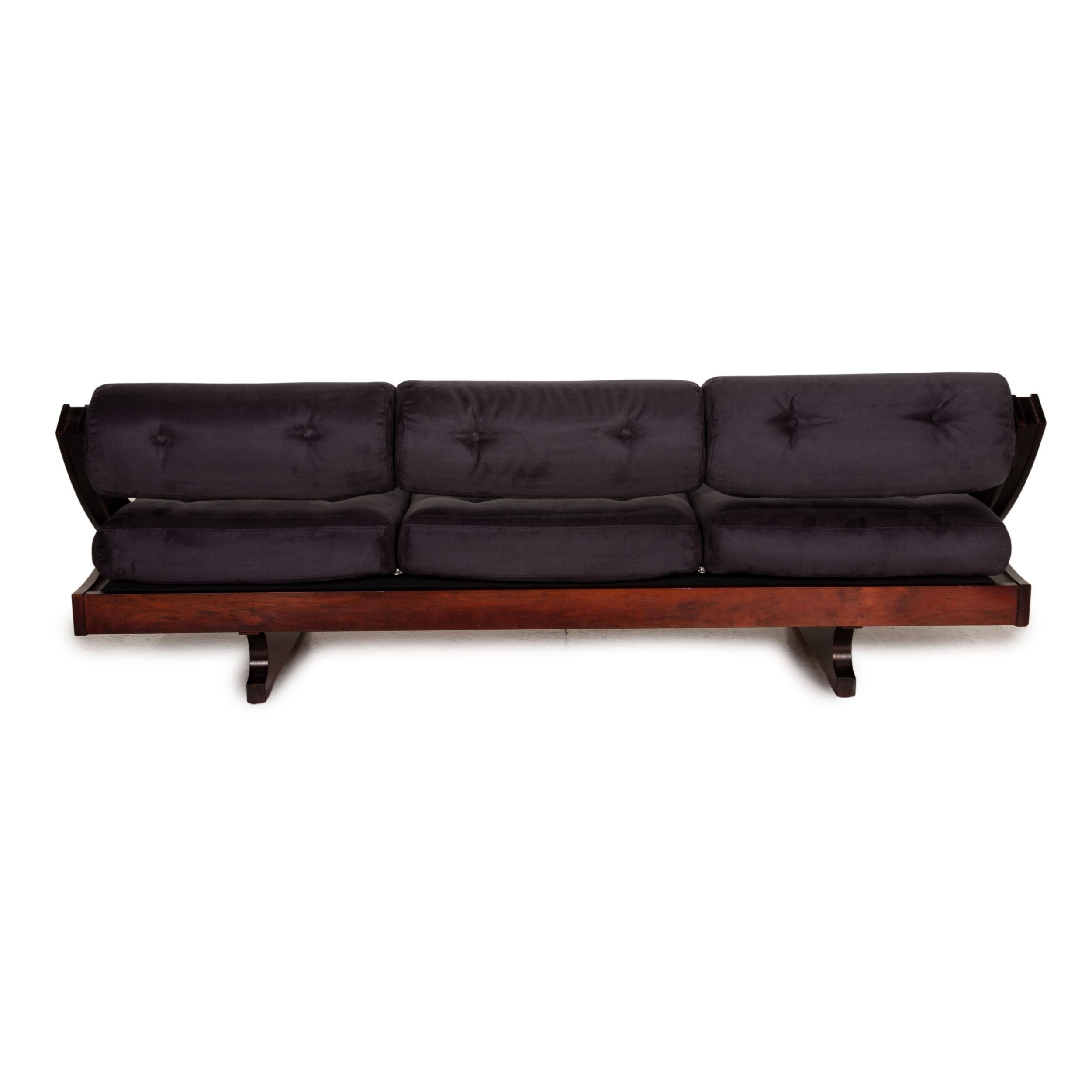 Luigi Sormani GS195 Fabric Sofa Gray Three Seater Daybed Couch 1