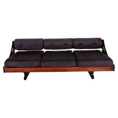 Luigi Sormani GS195 Fabric Sofa Gray Three Seater Daybed Couch