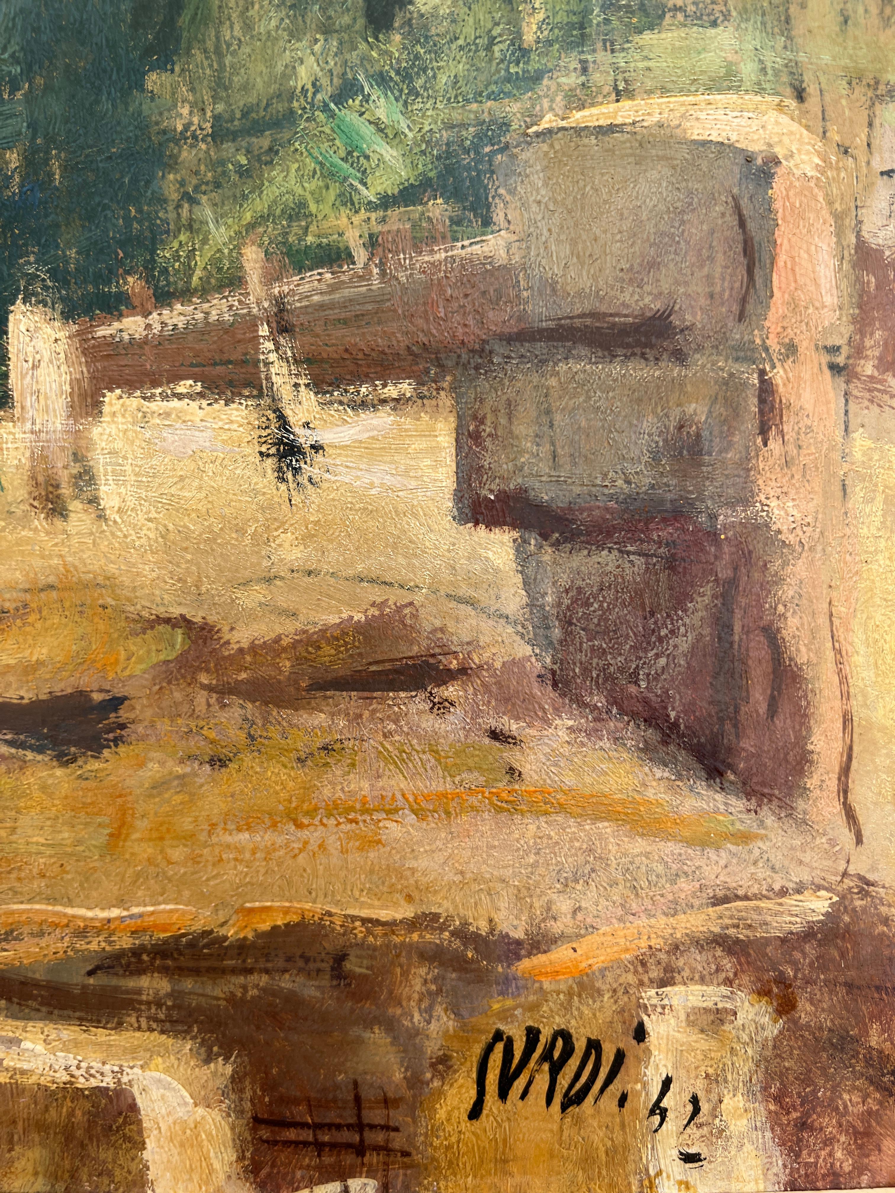La Chiesa dell'Ara Coeli, Roma - Painting Scuola italiana di Luigi Surdi