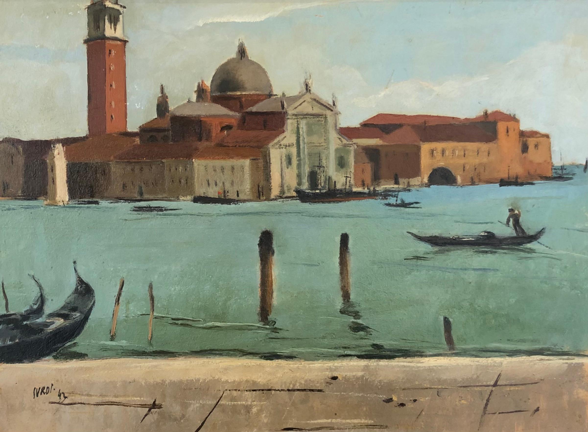 Luigi Surdi Landscape Painting - Venice