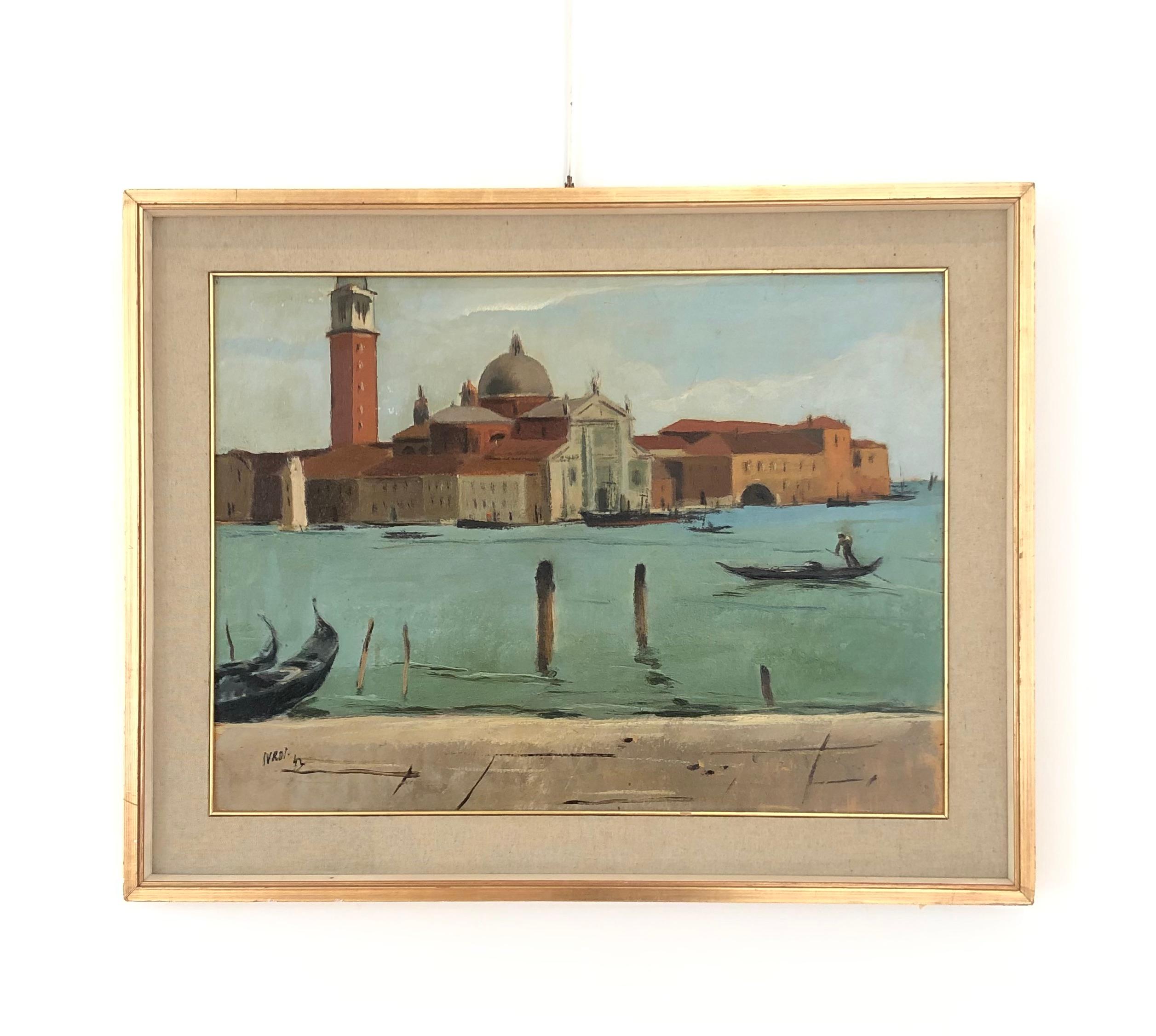 Venice - Painting by Luigi Surdi