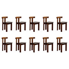 Luigi Vaghi Dining Chairs for Former, 1968, Set of 10