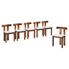 Luigi Vaghi for Former Set of Six Dining Chairs