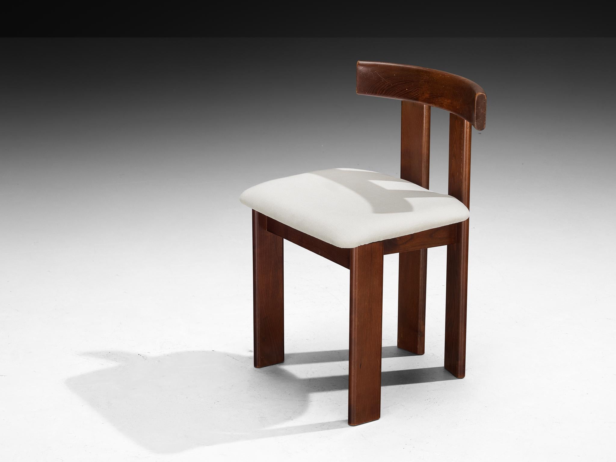 Luigi Vaghi for Former Set of Six Dining Chairs in Ash For Sale 1