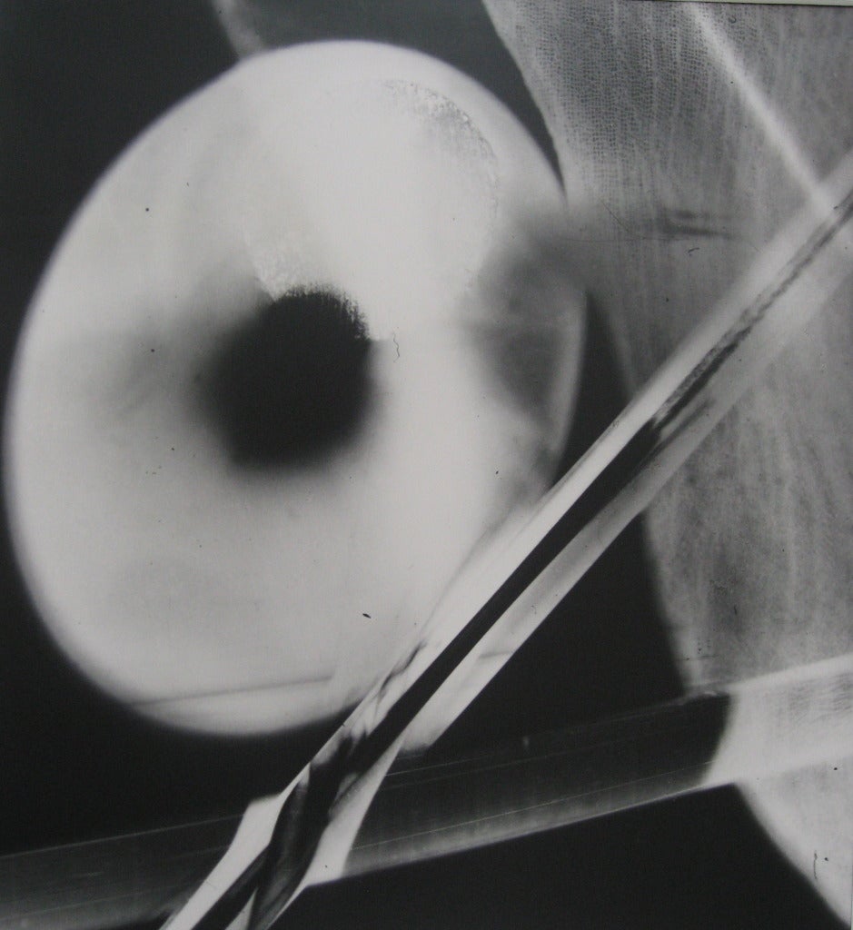 Fotogramas no. 56 & no. 57 - Impresión abstracta en blanco y negro, Fotograma, Negativo