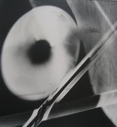 Fotogramas no. 56 & no. 57 - Impresión abstracta en blanco y negro, Fotograma, Negativo