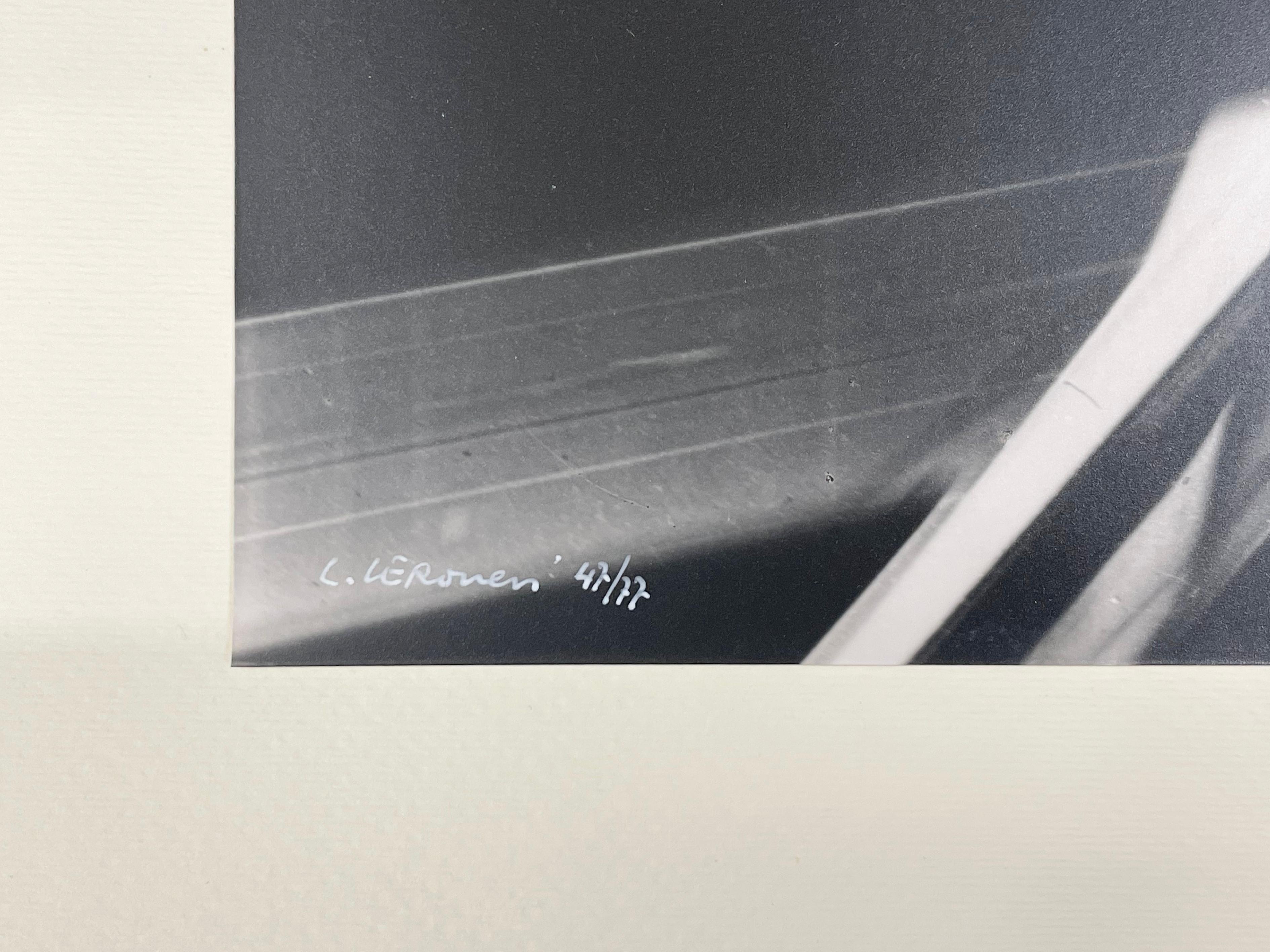 Fotogramma Nr. 56 & Nr. 57 - Abstrakter Schwarz-Weiß-Druck, Fotogramm, Negative im Angebot 2