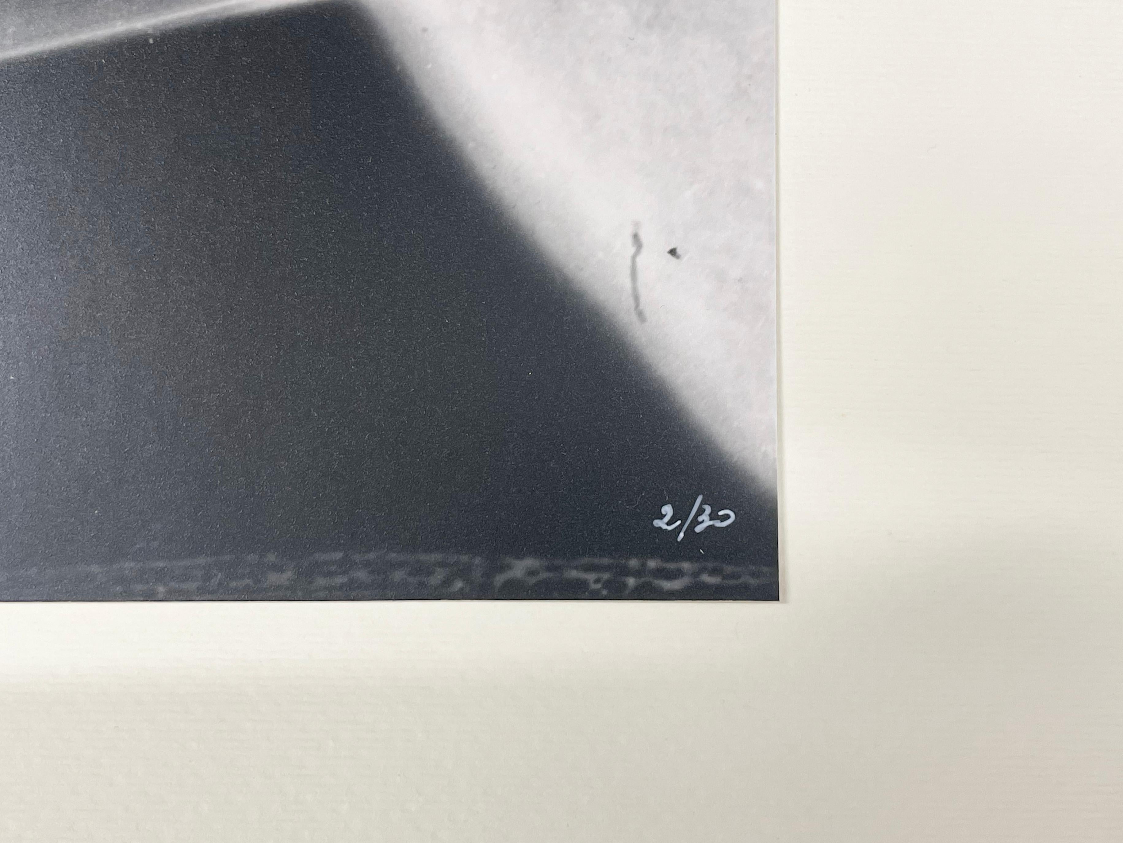 Fotogramma Nr. 56 & Nr. 57 - Abstrakter Schwarz-Weiß-Druck, Fotogramm, Negative im Angebot 3