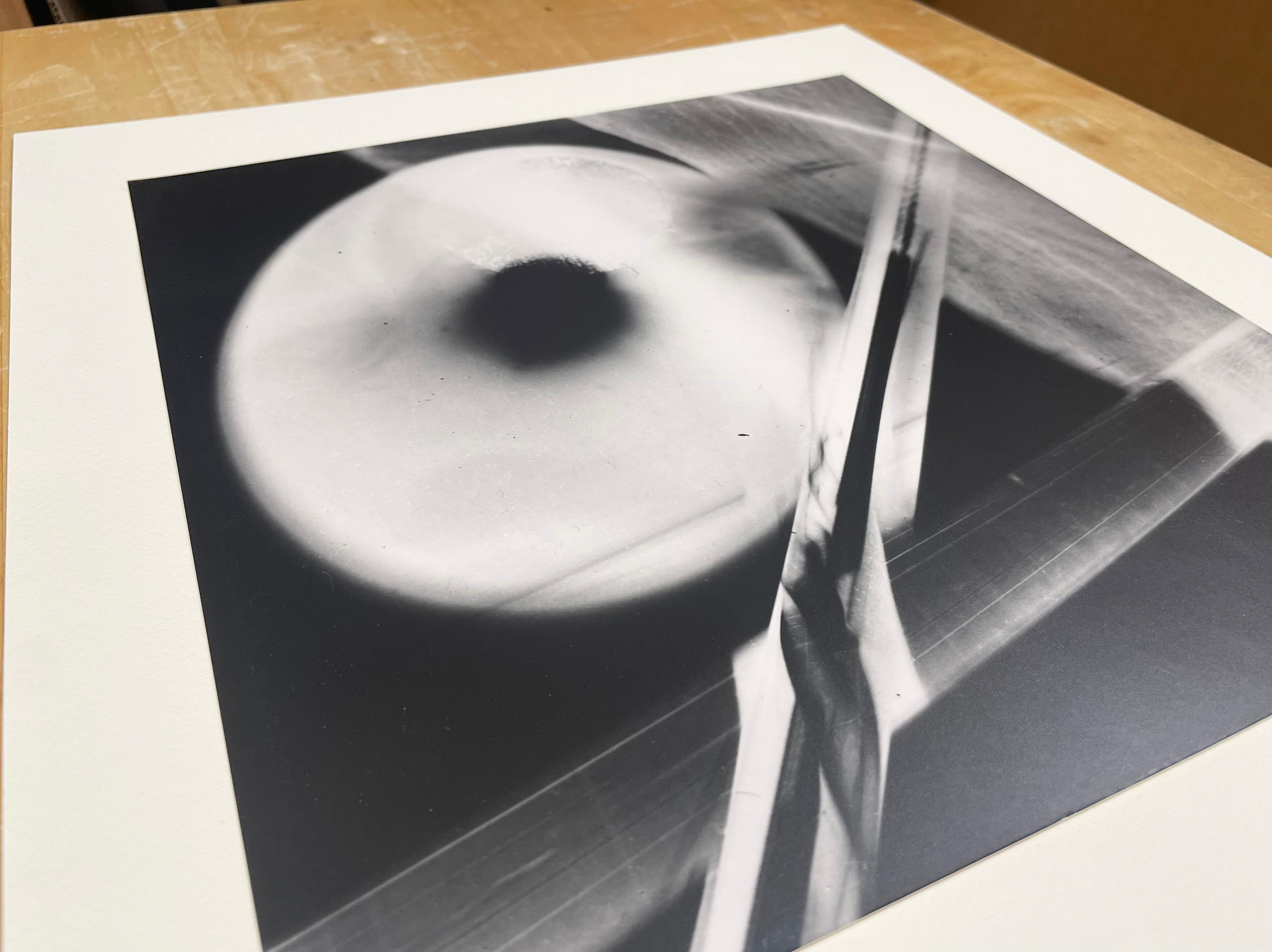 Fotogramma Nr. 56 & Nr. 57 - Abstrakter Schwarz-Weiß-Druck, Fotogramm, Negative im Angebot 4