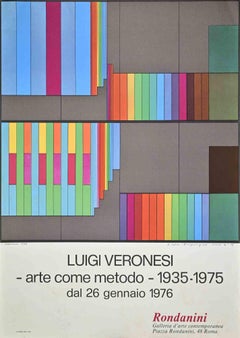 Arte come Metodo - Vintage Poster by Luigi Veronesi - 1976