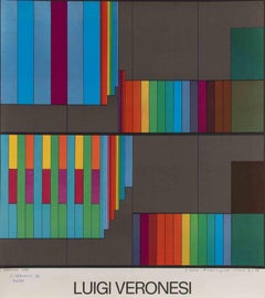 E. Satie - II Coquecigrue - Lithograph by Luigi Veronesi - 1976