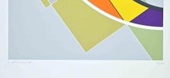 Moon Original Screen Print, Abstract Style, Signed, 1995, Unframed