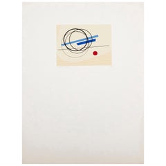 Luigi Veronesi Abstract Art Minimalist Signed Serigraph, 1976