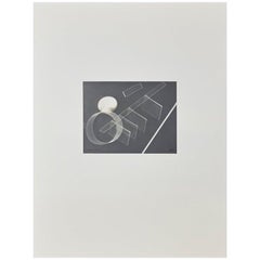 Luigi Veronesi Black and White Photography, Gelatin Silver Print, 1974