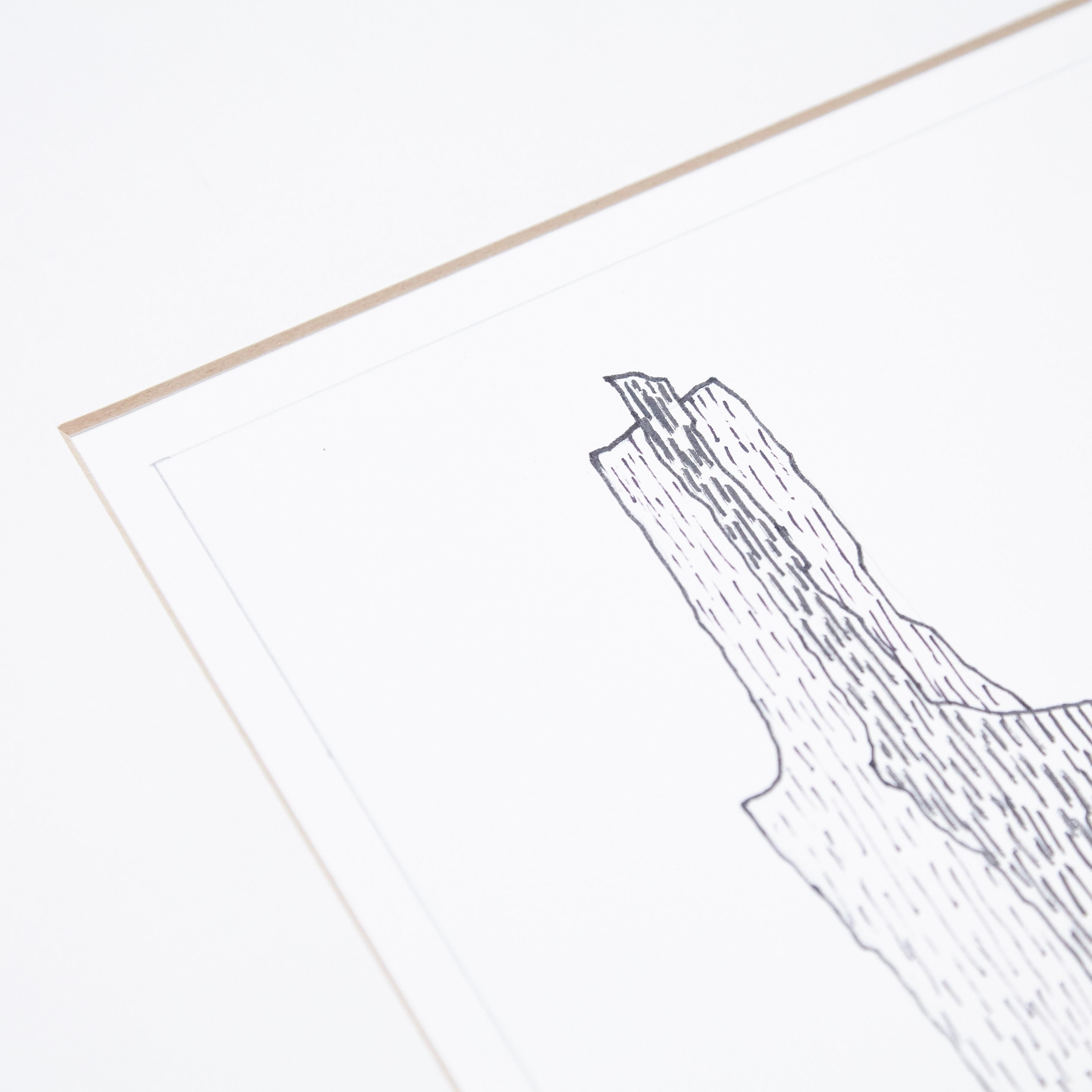 Luigi Veronesi „Composizione“ Zeichnung (Papier) im Angebot