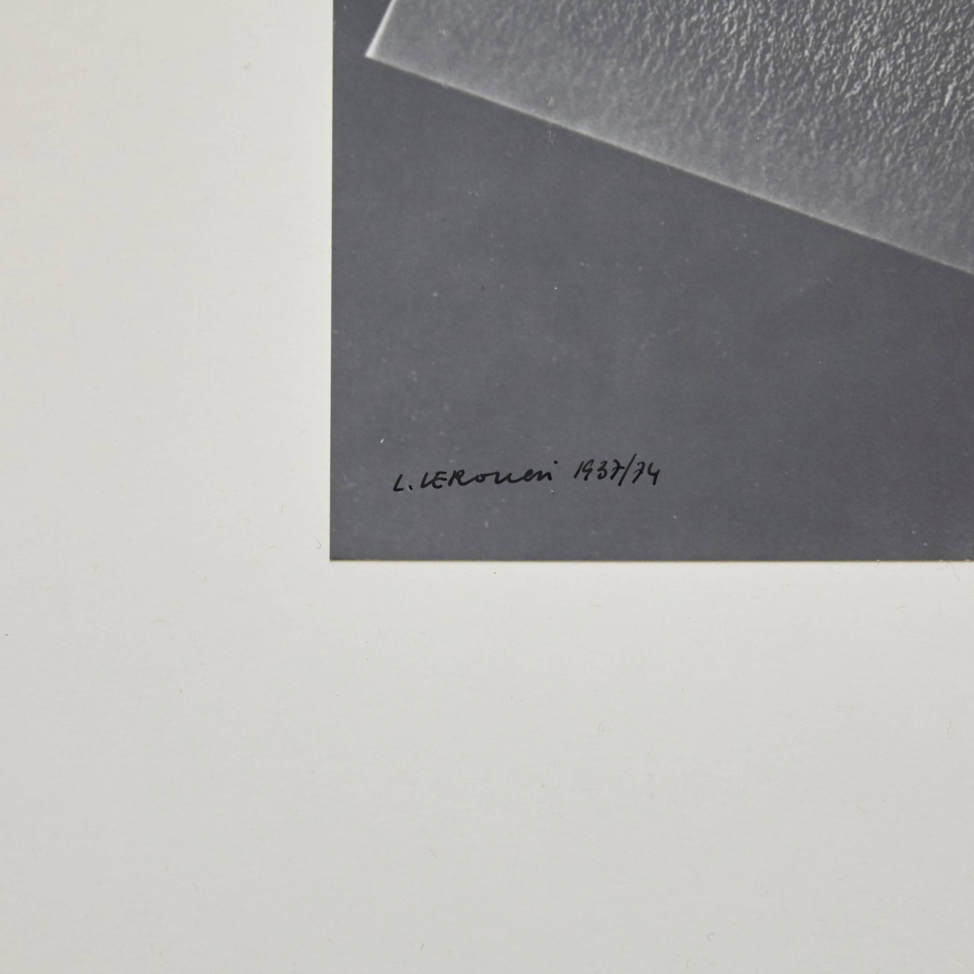 Luigi Veronesi Rayograph Photographie signée à la main, 1974 Bon état - En vente à Barcelona, Barcelona