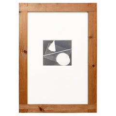 Luigi Veronesi Rayograph Hand Signed Photography, 1974