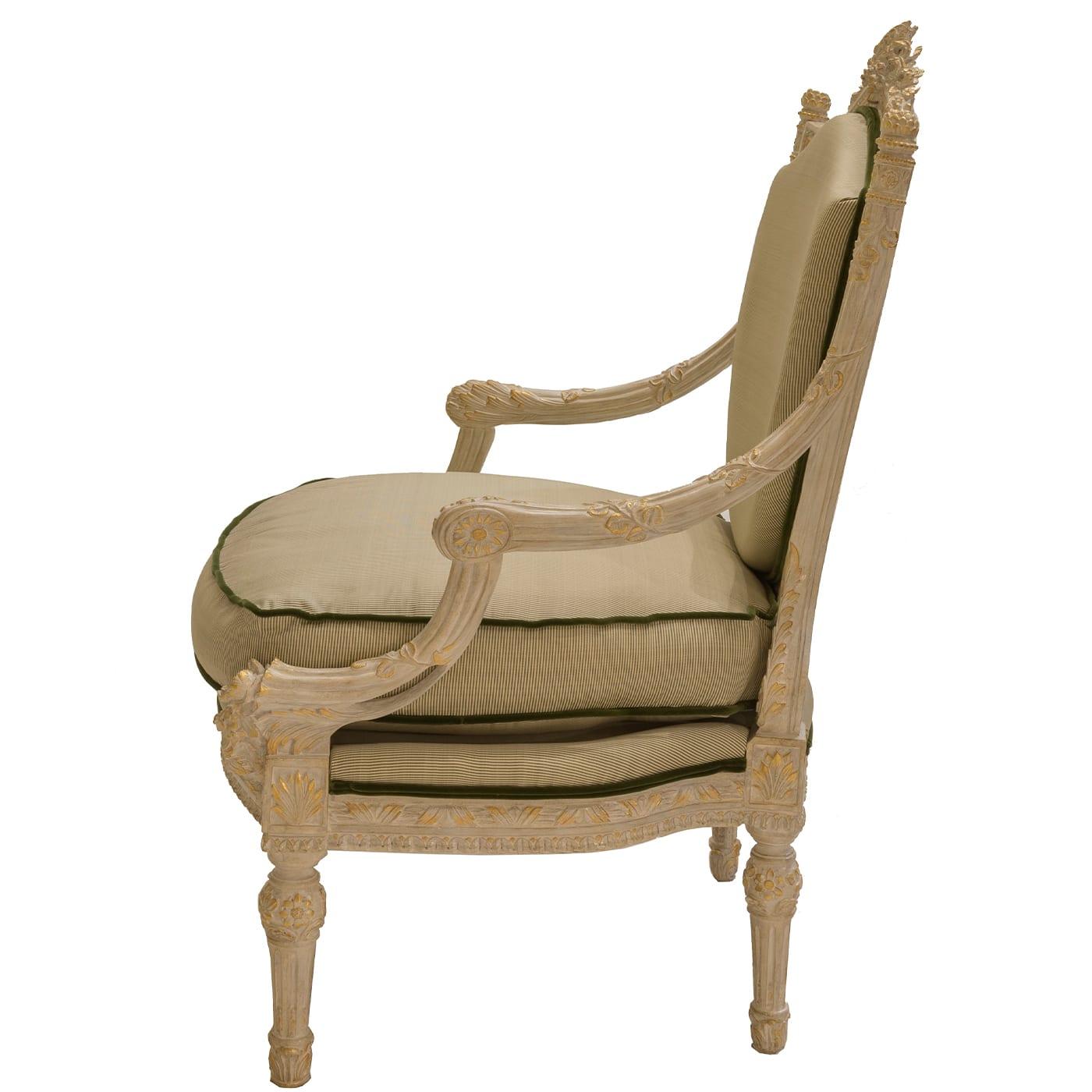 Sillón Blanco Estilo Luigi XVI Por CG CAPPELLETTI en Nuevo estado para la venta en Milan, IT