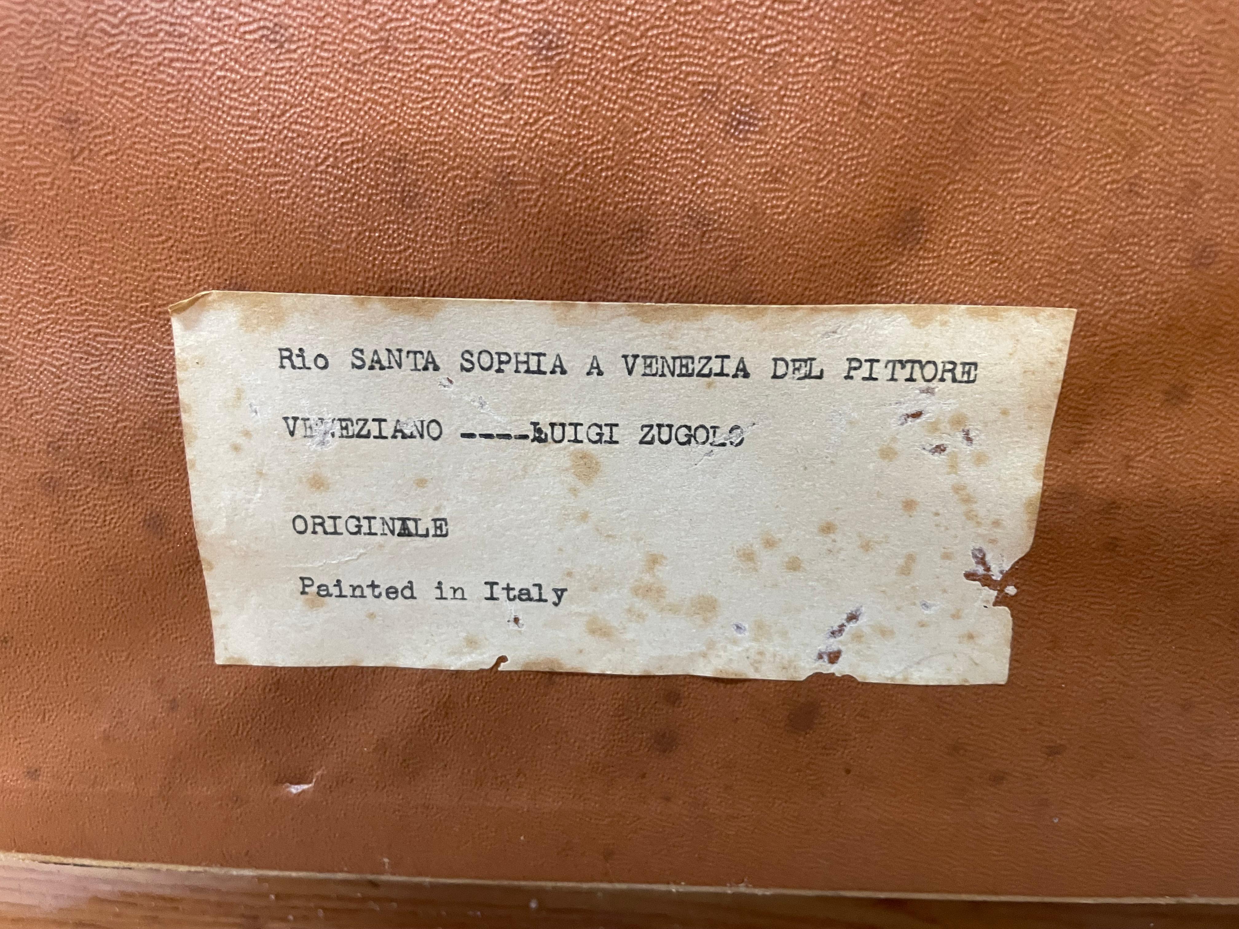 Tranquille scene di canali veneziani in una coppia di C.I.C. della metà del XX secolo. Dipinti in vendita 2