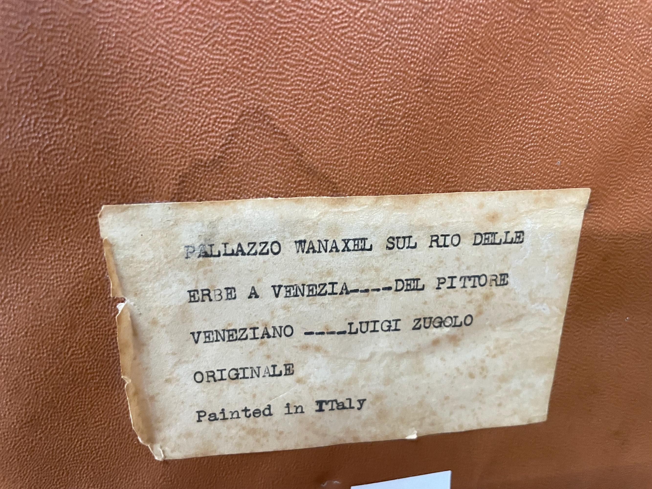 Tranquille scene di canali veneziani in una coppia di C.I.C. della metà del XX secolo. Dipinti in vendita 3