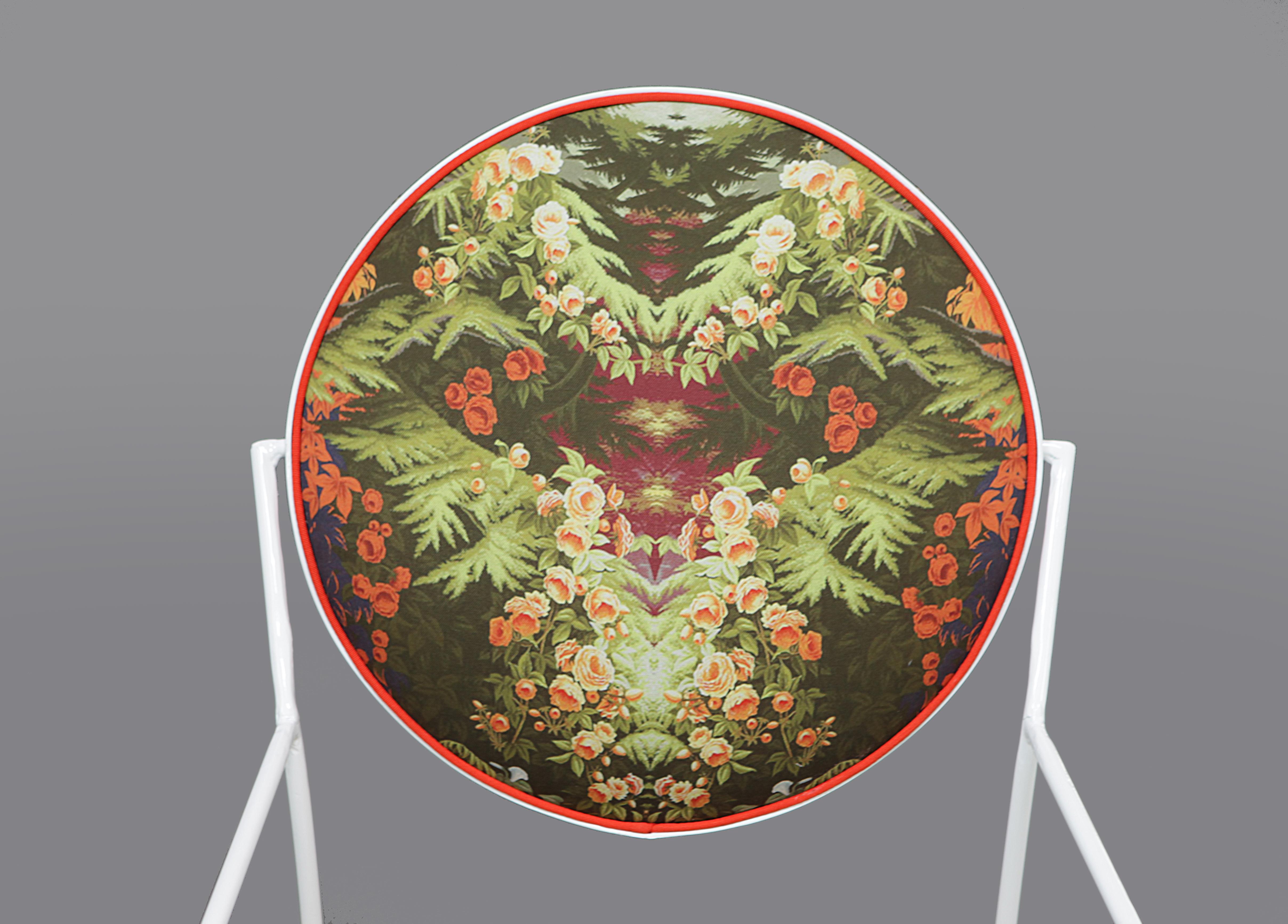 Luigina Escape Flowers Chair Made in Italy In New Condition For Sale In Firenze, IT
