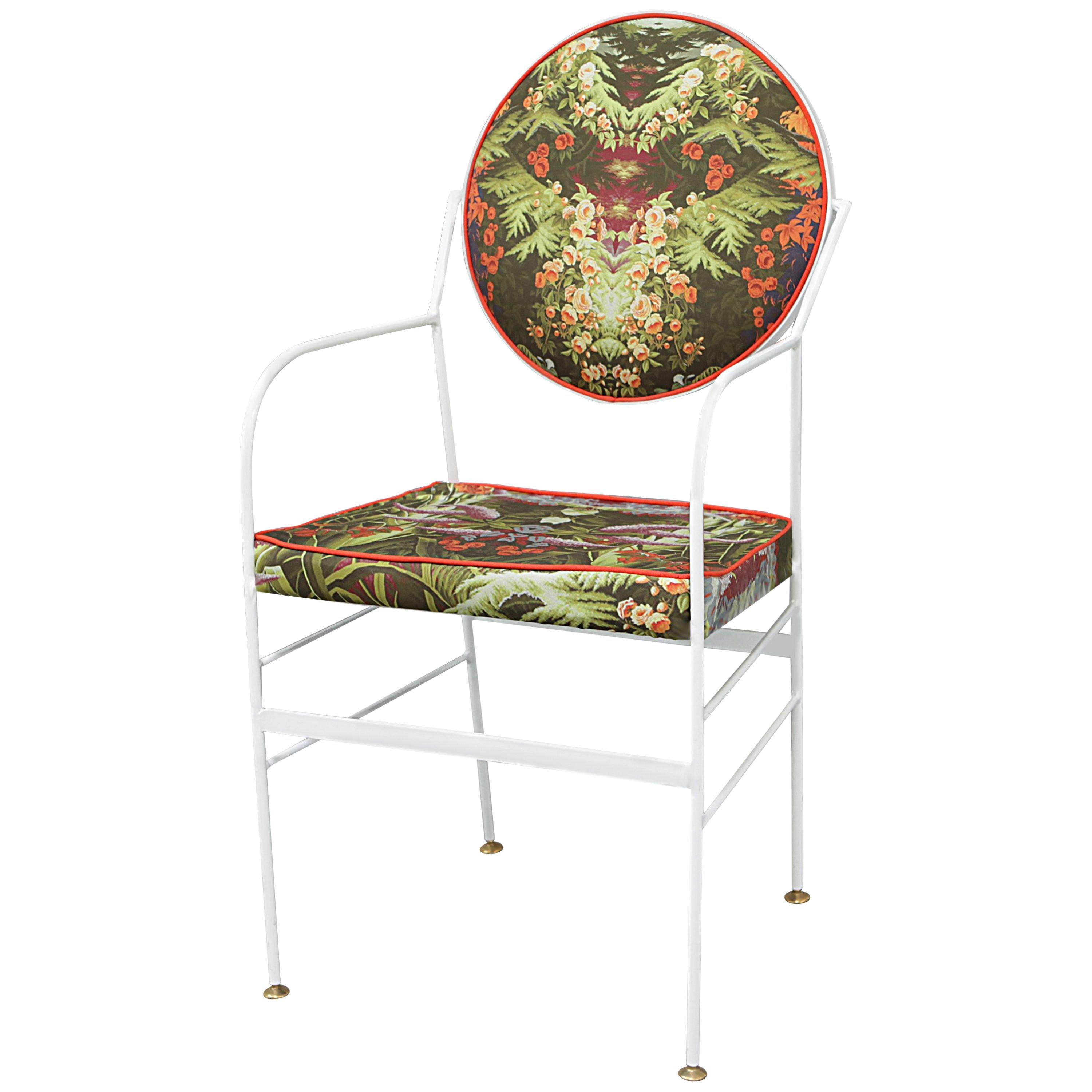 Luigina Escape Flowers Chair Made in Italy For Sale
