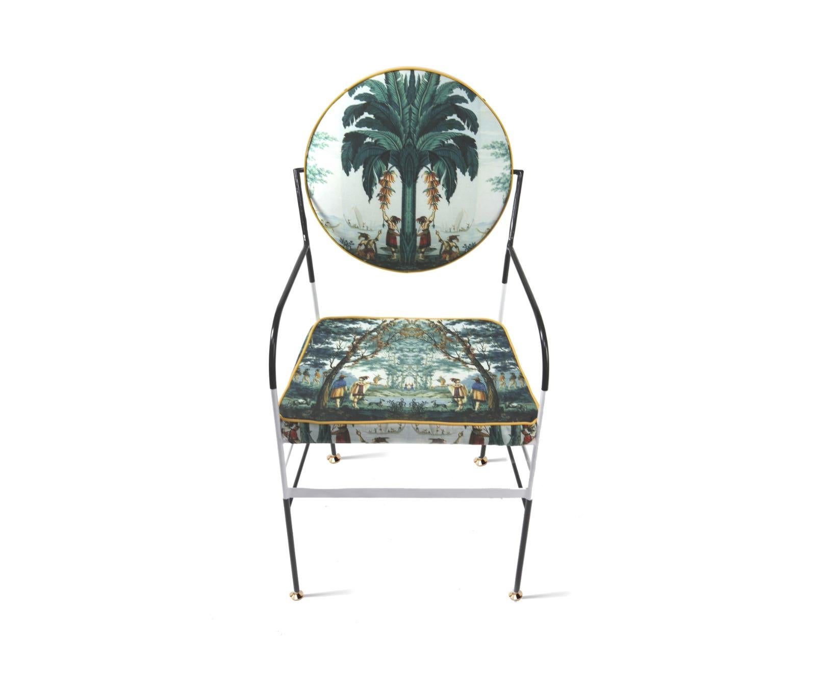 Italian Luigina Exotic Evasion Chair For Sale