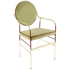 Luigina Gold und Salbei-Stuhl von Sotow