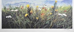 Vintage Wildflowers - Screen Print by L. Rossi Garzione - Late 20th century