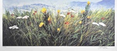Wildflowers - Screen Print by L. Rossi Garzione - Late 20th century