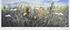Wildflowers - Screen Print by L. Rossi Garzione - Late 20th century