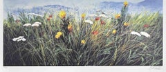 Vintage Wildflowers - Screen Print by L. Rossi Garzione - Late 20th century