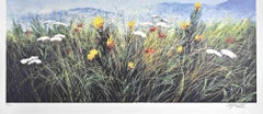 Vintage Wildflowers - Screen Print by L. Rossi Garzione - Late 20th century
