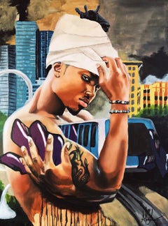 Metromover, Pittura, Acrilico su tela