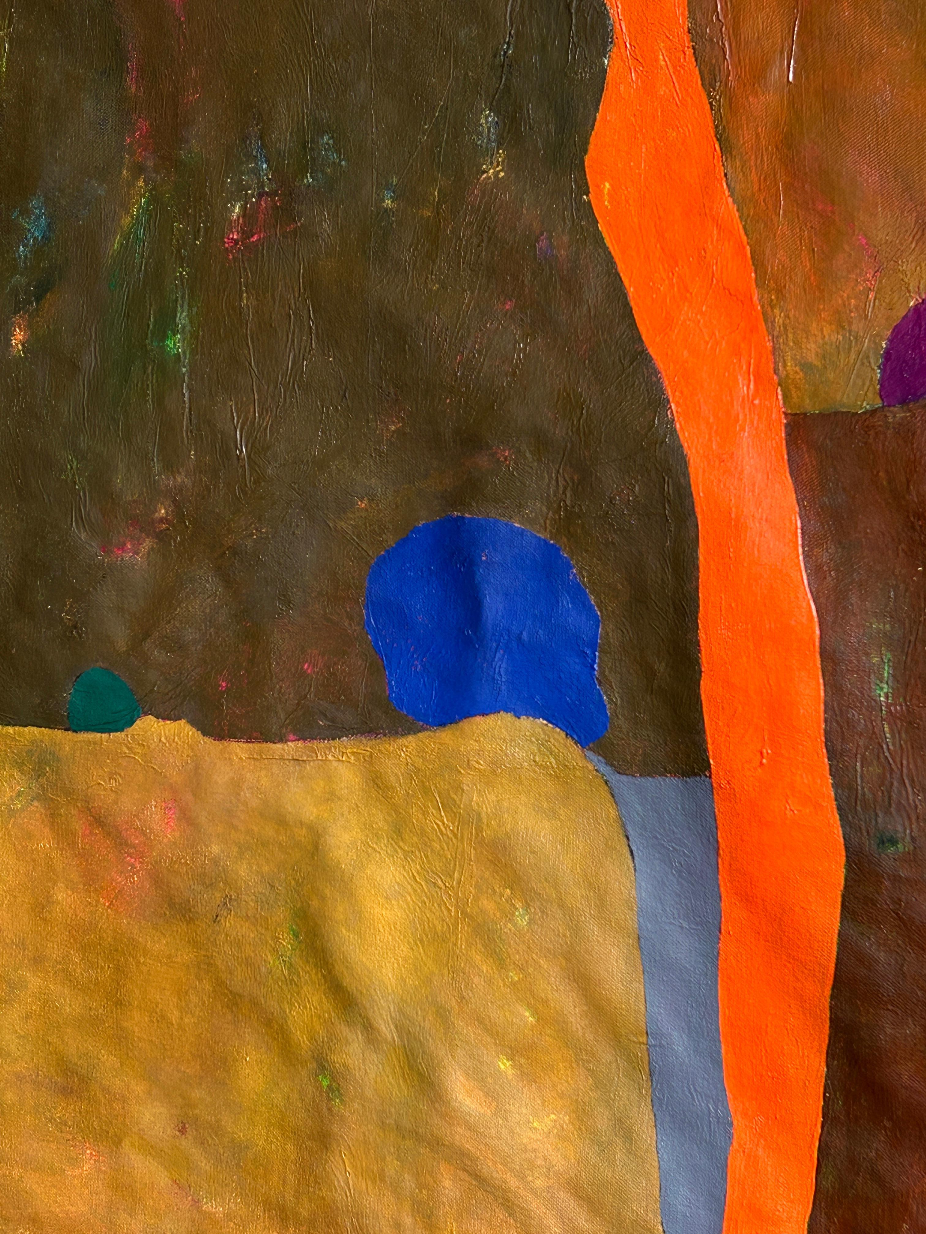 Abstract Composition with Color Fields – Contemporary Oil Painting im Angebot 7