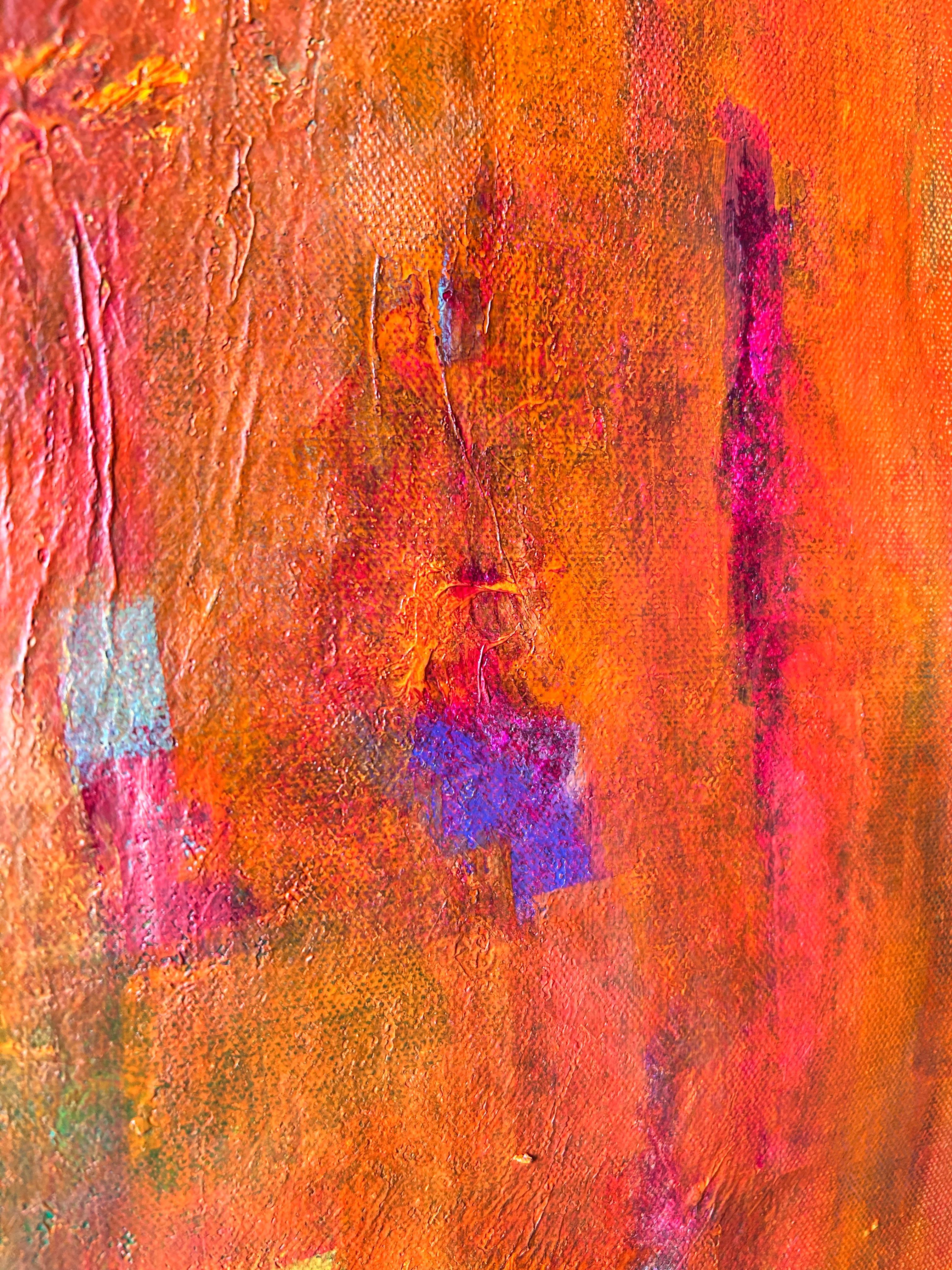 Pittura astratta olio su tela. 
