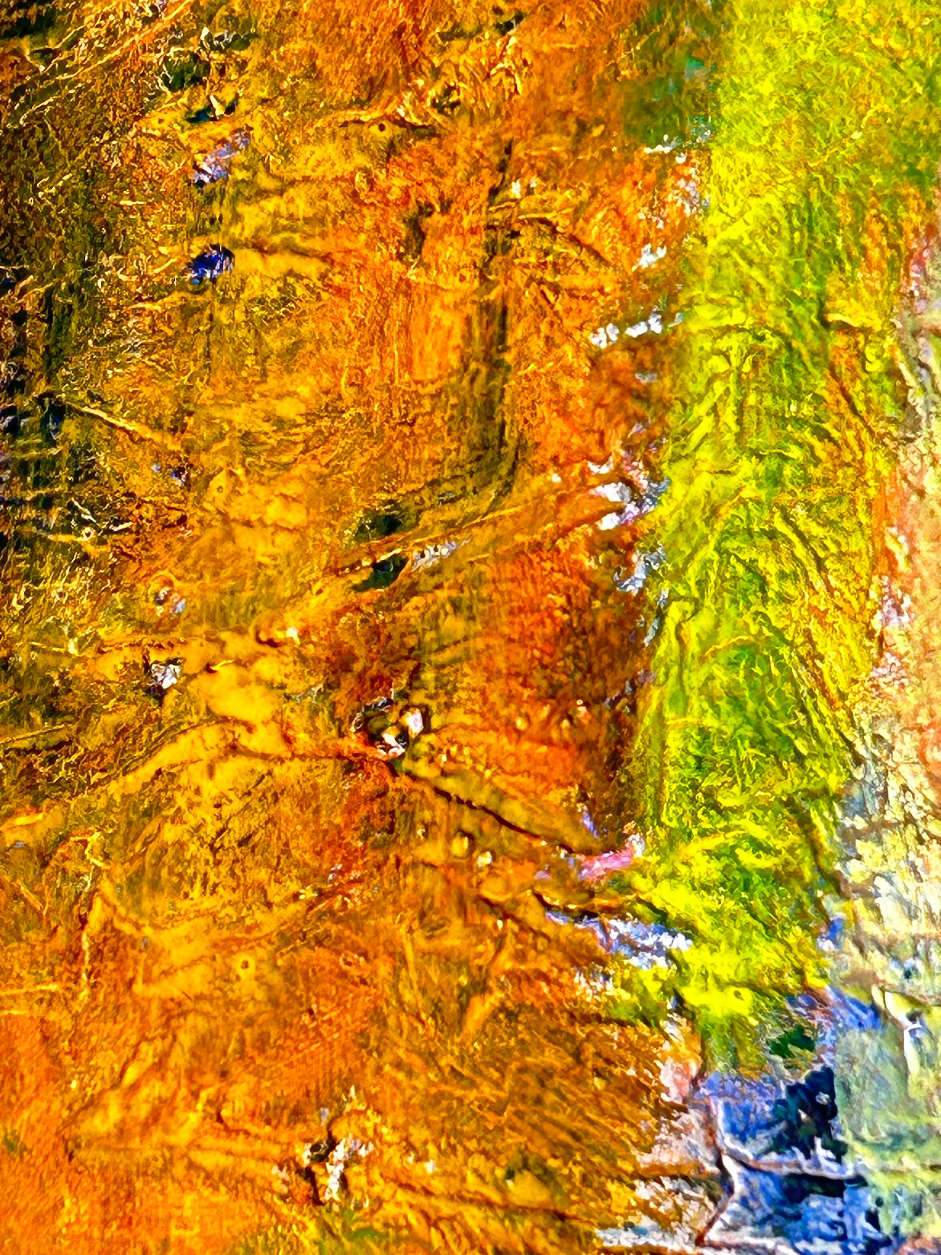 Yellow Symphony: Vibrant Abstract Painting For Sale 1