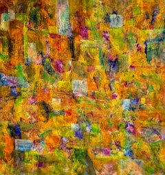 Abstract Oil Painting. "Yellow Symphony"