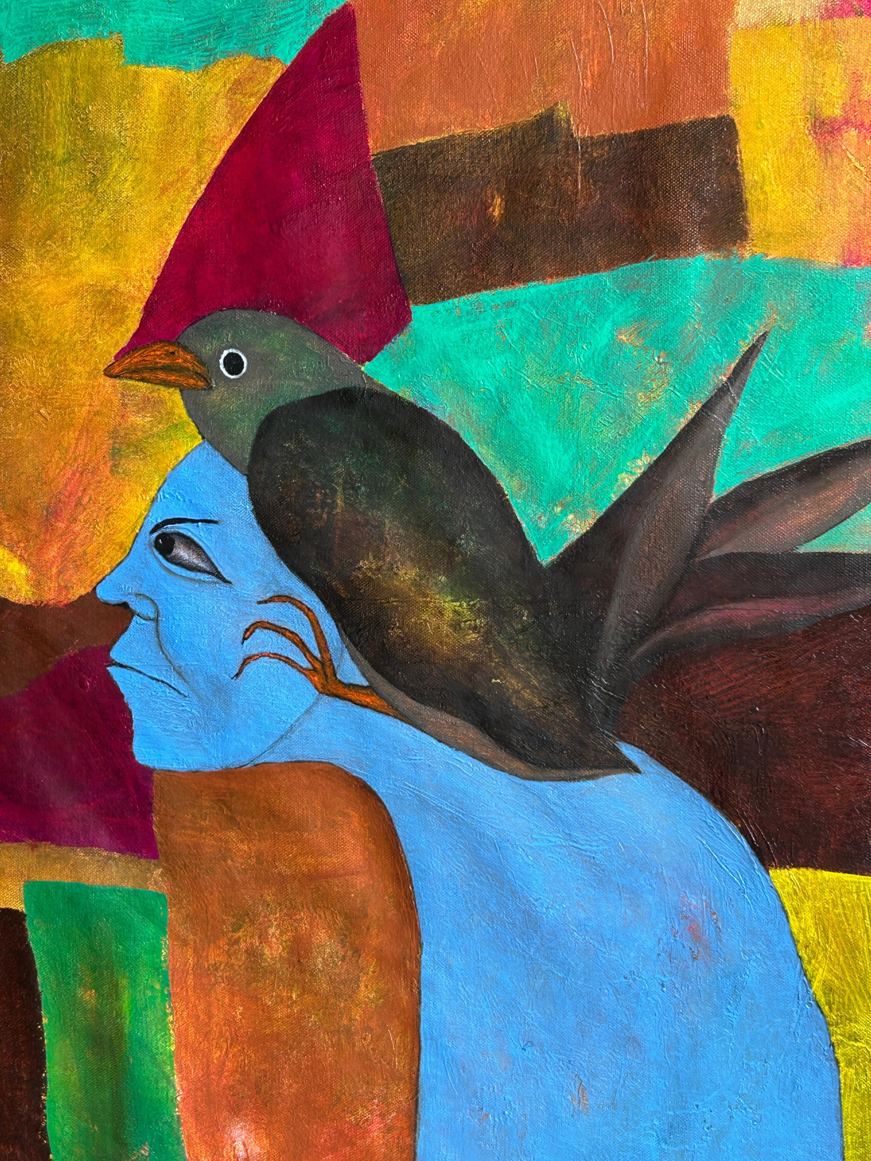 Contemporary Abstract Oil Painting on Canvas 