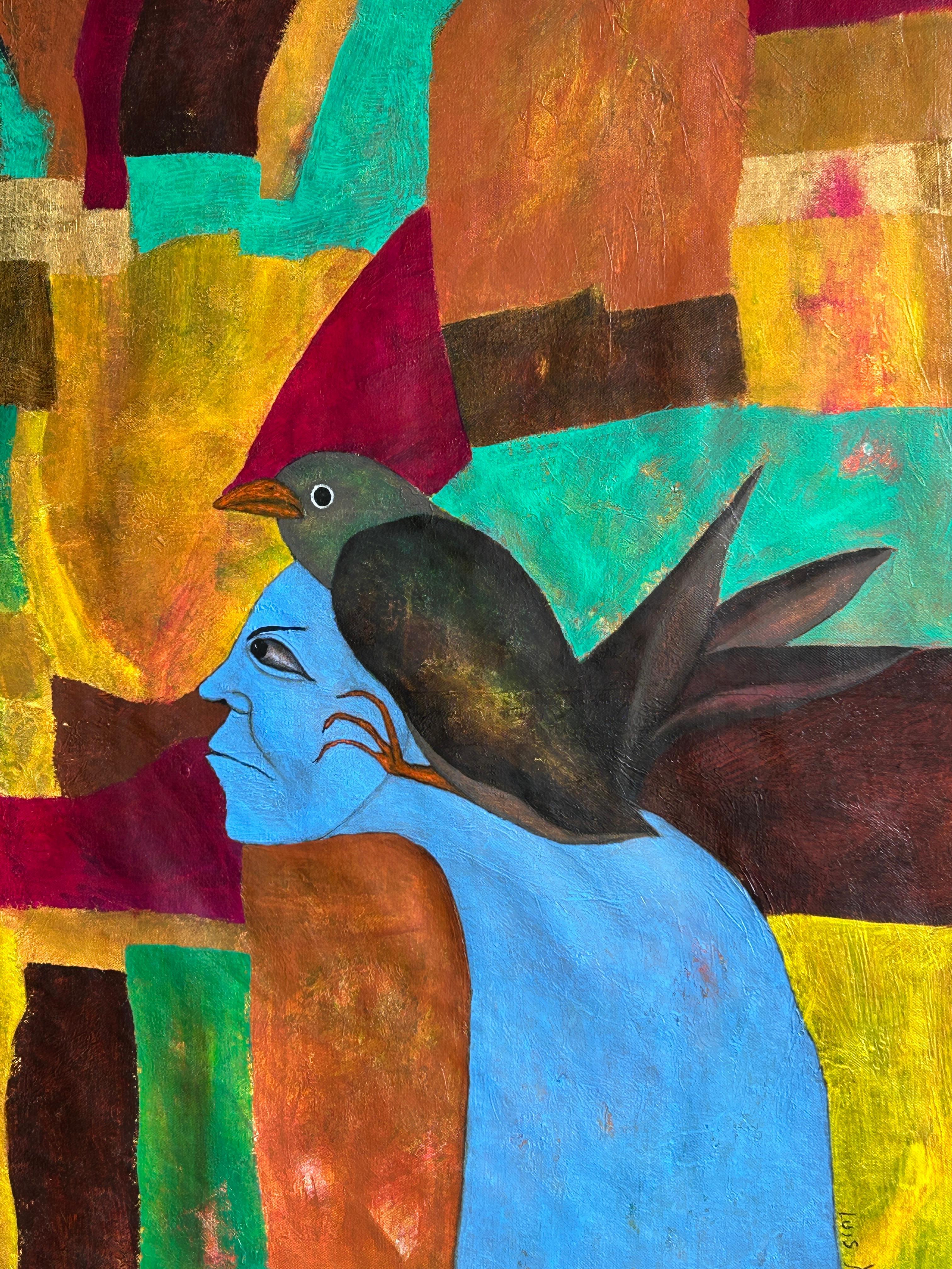Contemporary Abstract Oil Painting on Canvas 