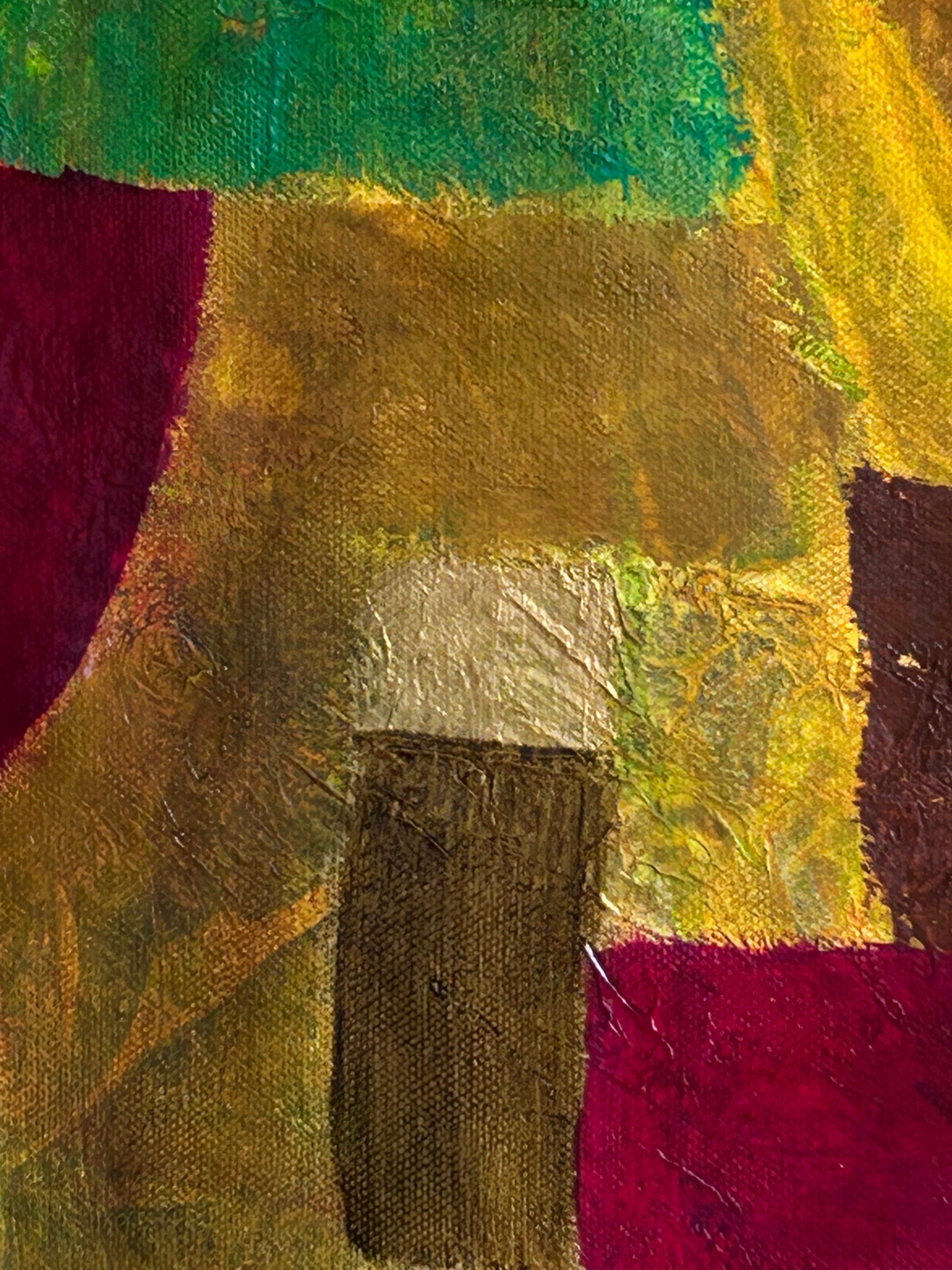 Contemporary Abstract Oil Painting on Canvas 