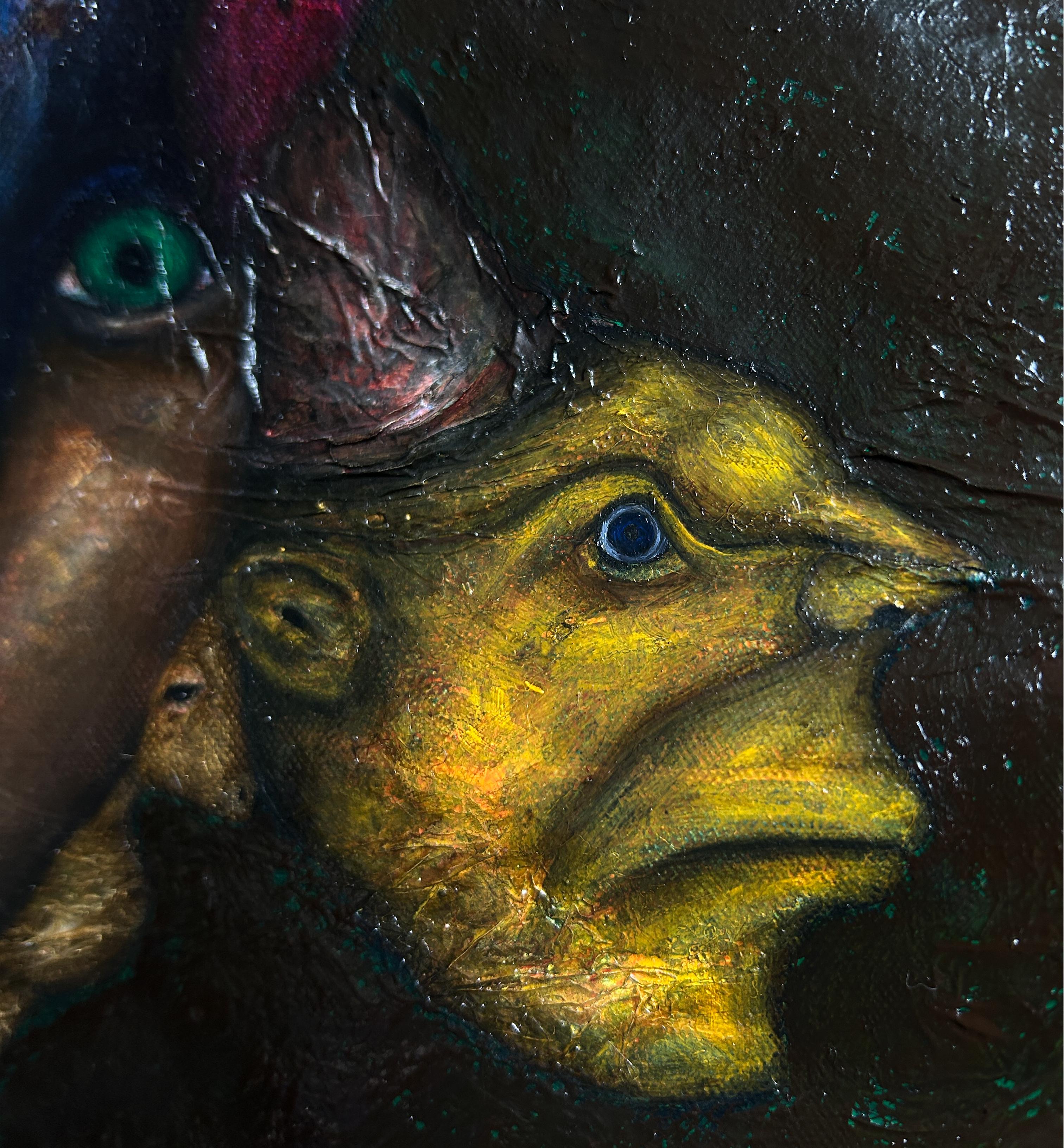 Contemporary Oil Paint On Canvas 
