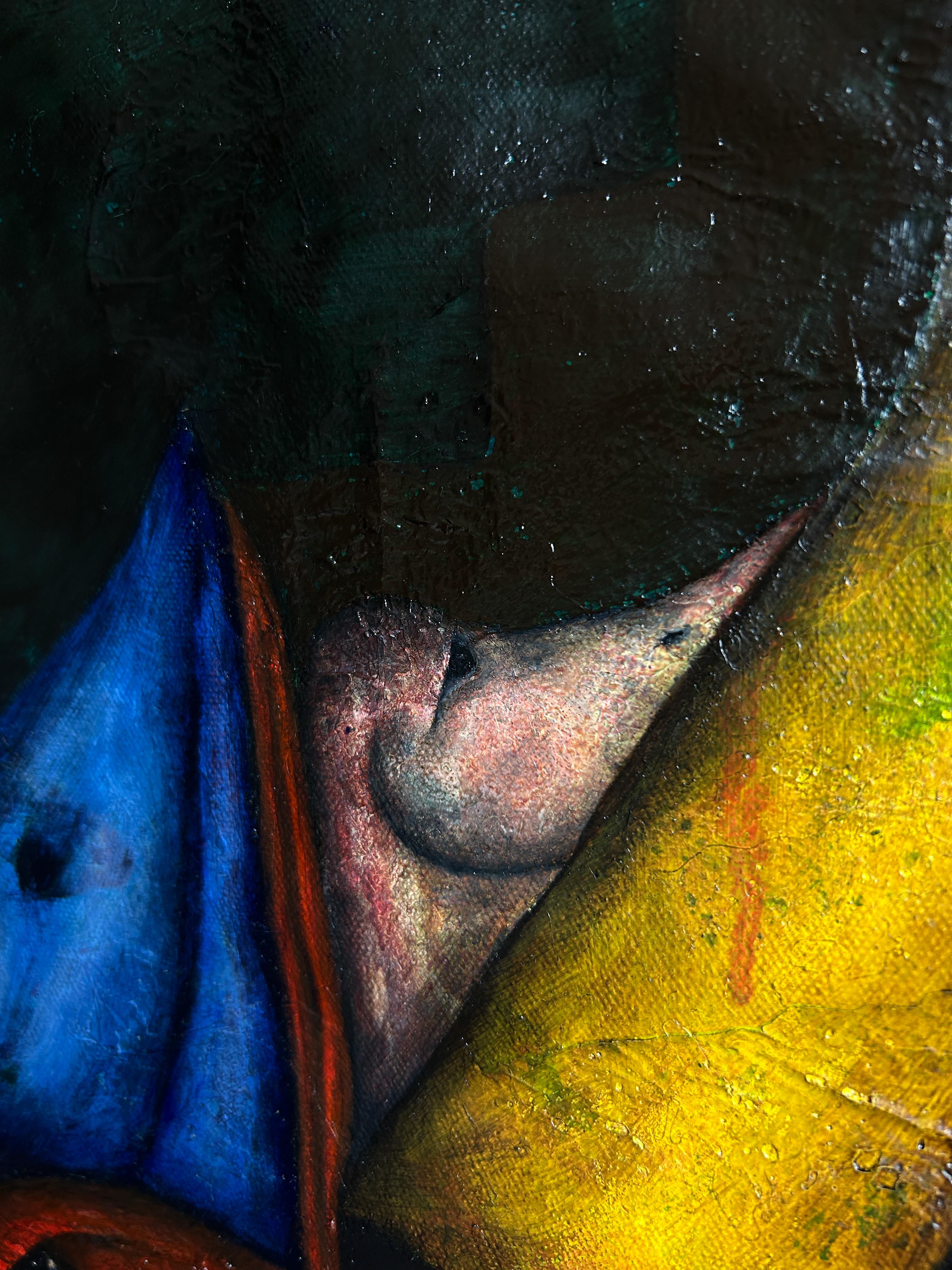 Contemporary Oil Paint On Canvas 