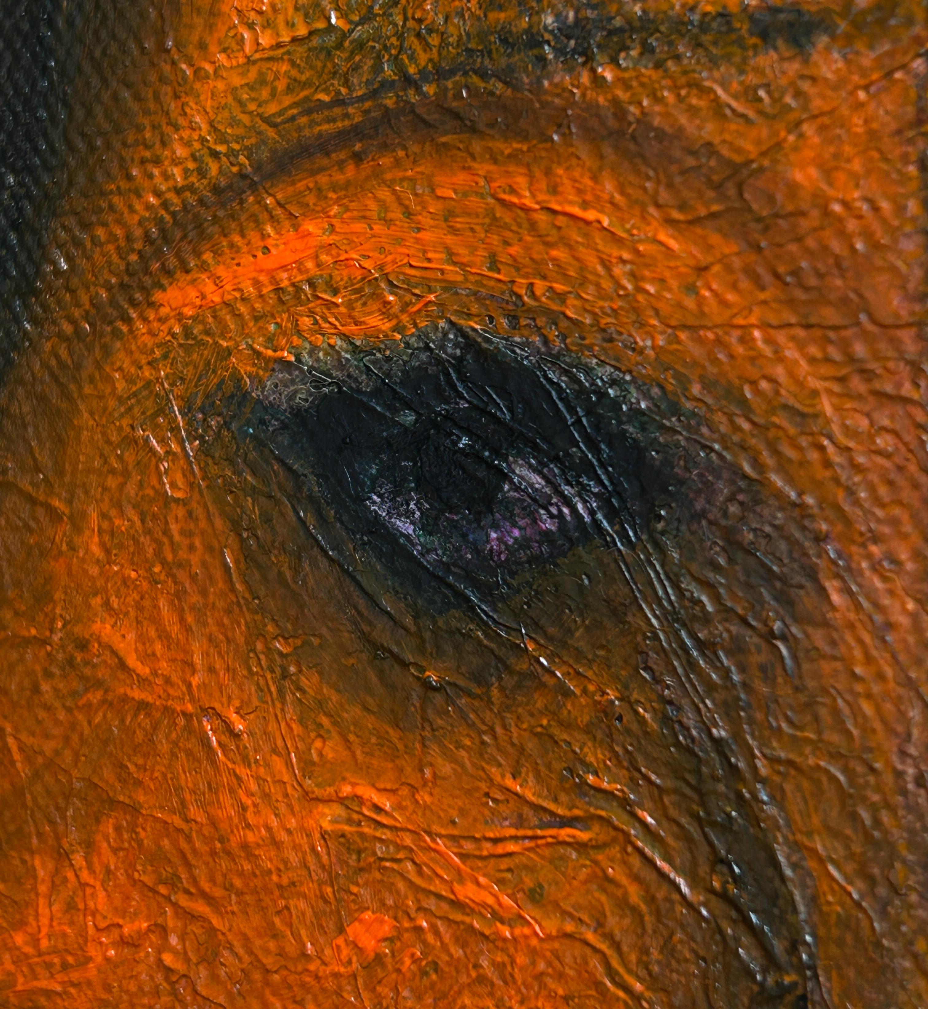 Contemporary Oil Painting On Canvas. 