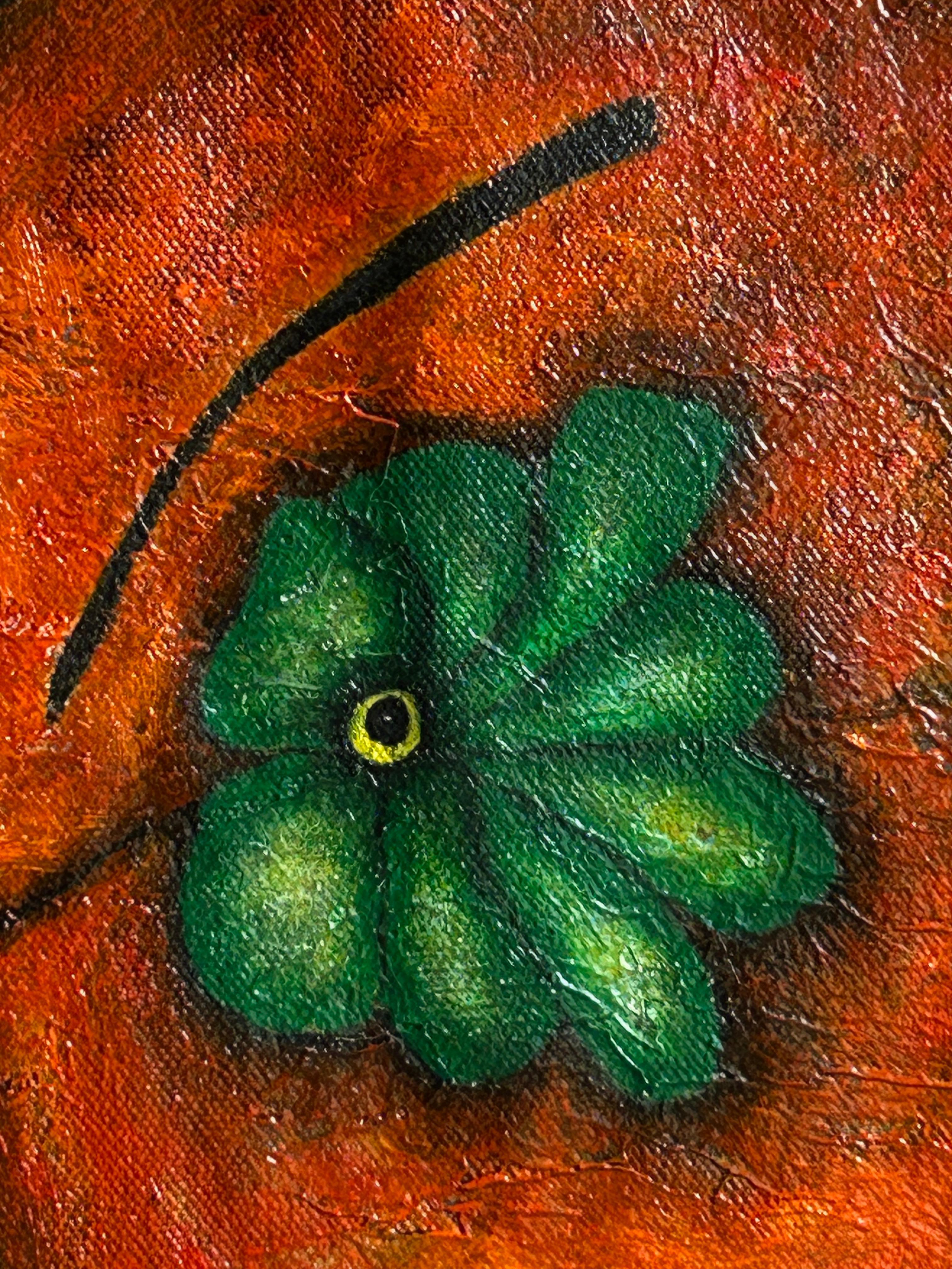 Figurative Oil Painting on Canvas and Animals. 