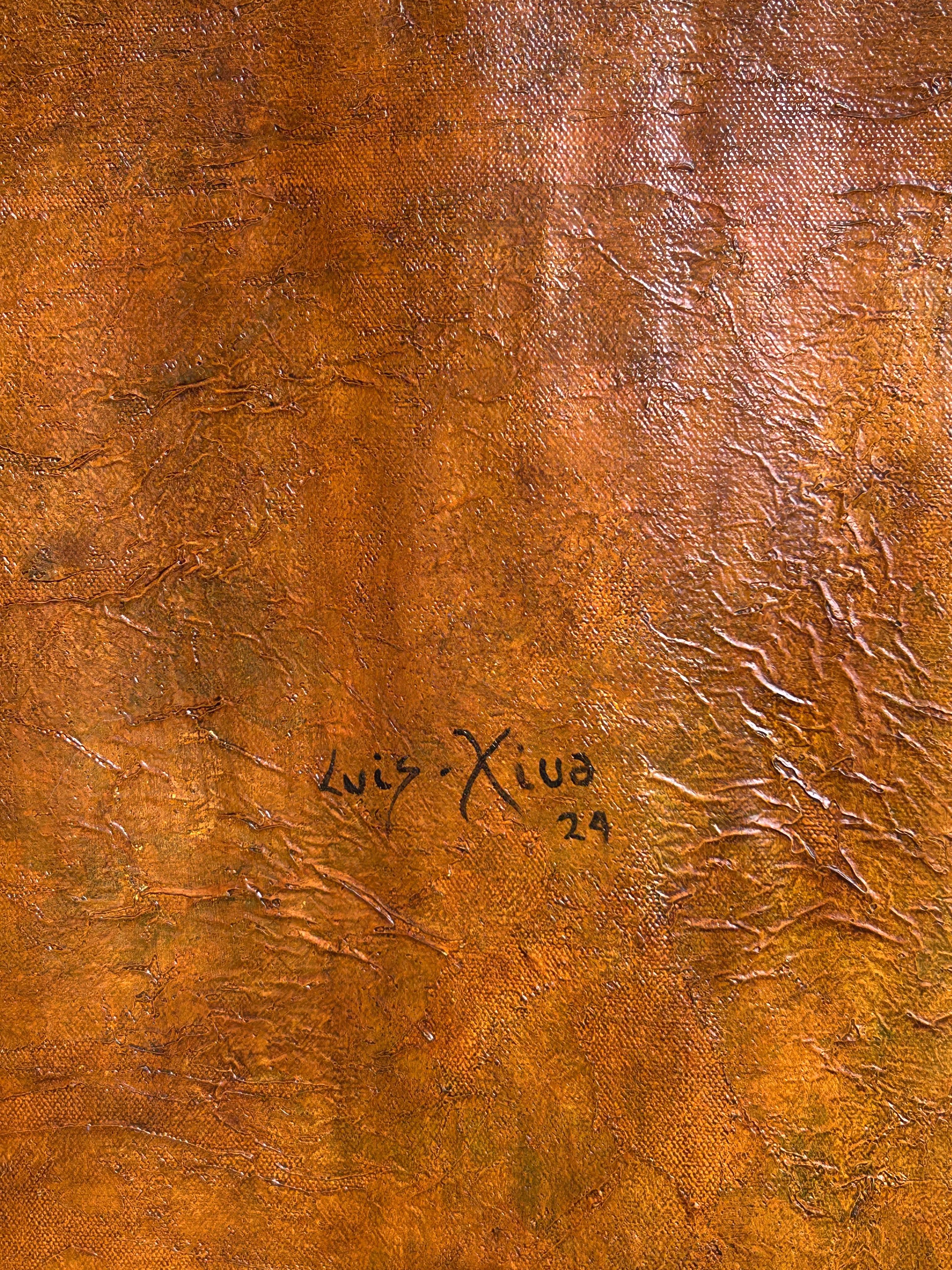 Figurative Oil Painting on Canvas and Animals. 