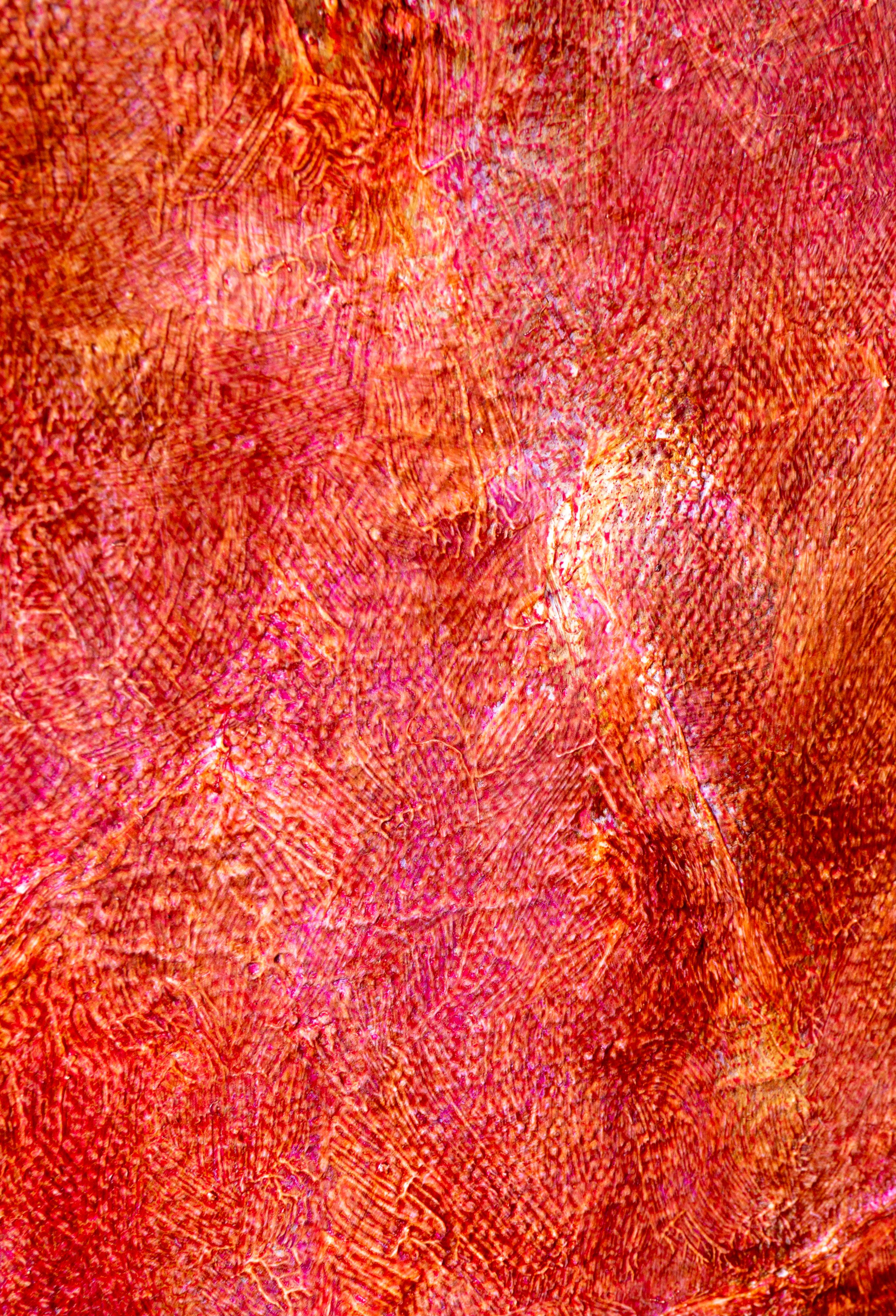 Peinture magique « Study for magenta spirit » texturée et mélangée en rose en vente 9