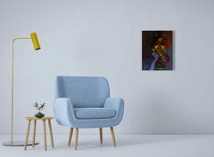 Adiós Pintura al Óleo Mixta sobre Lienzo, Arte Figurativo Abstracto